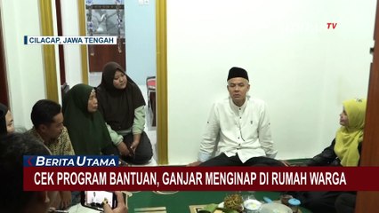 Ganjar Pranowo dan Istri Tinggal di Rumah Warga Penerima Bantuan di Cilacap 🏡