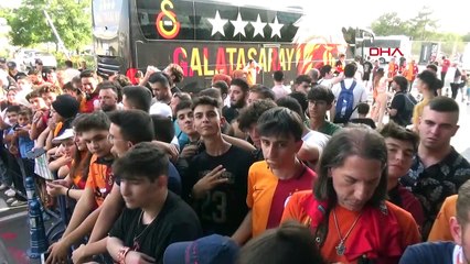 Galatasaray, Kayserispor maçı için Kayseri'ye geldi