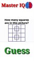 How Many Squares_ #IQ #puzzle #IQ test #quiz #riddles