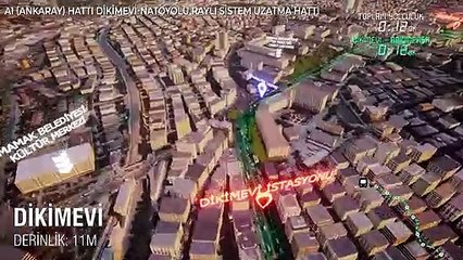 Mansur Yavaş yeni metro hattının en net görüntülerini paylaştı