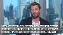 Chris Hemsworth Reveals Tom Hiddleston Is Not In The Infamous Avengers Chat, But There Is A Consolation Prize