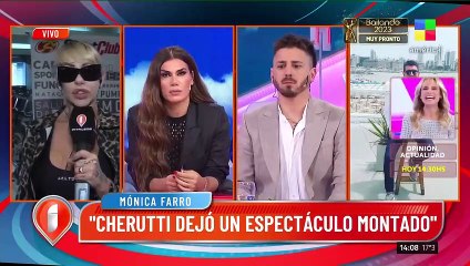 La bronca de Mónica Farro contra Miguel Ángel Cherutti