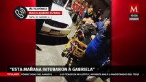 Esta mañana intubaron a Gabriela, nadie nos está apoyando: Padre de herida en T2 del AICM