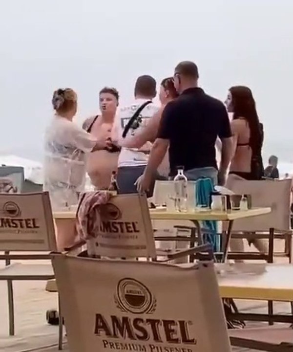 A Russian tourist with a tattoo of Putin on a beach in Turkey, a Ukrainian couple tried to assault her, so they took what MacGregor took from his lover