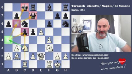 Les coups fantastiques aux échecs (ép.2) : Le panache de Tarrasch