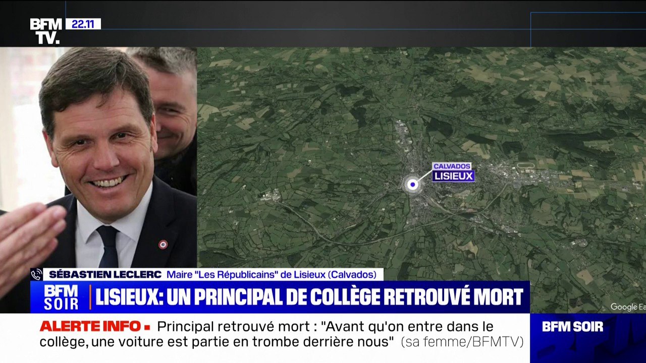 Principal de collège retrouvé mort à Lisieux: "Il n'y avait aucun problème dans ce collège", pour Sébastien Leclerc (maire LR de Lisieux)