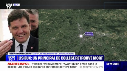 Principal de collège retrouvé mort à Lisieux: "Il n'y avait aucun problème dans ce collège", pour Sébastien Leclerc (maire LR de Lisieux)