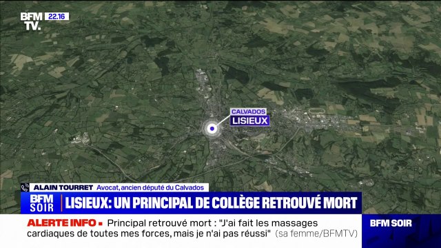 Principal de collège retrouvé mort à Lisieux: C'est une grande tristesse , pour Alain Tourret (ancien député du Calvados)