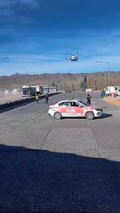 Chofer herido es trasladado para su derivación al Hospital Central