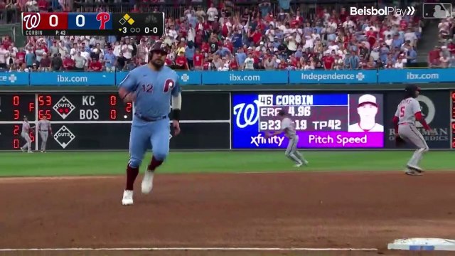 Resumen Nacionales de Washington vs Filis de Filadelfia MLB 10-08-2023