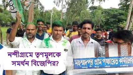 নন্দীগ্রামে তৃণমূলকে সমর্থন বিজেপির? প্রধান শেখ সুফিয়ানের জামাই!  | Oneindia Bengali