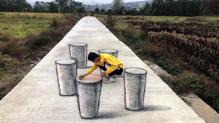 Vẽ chướng ngại vật trên đường