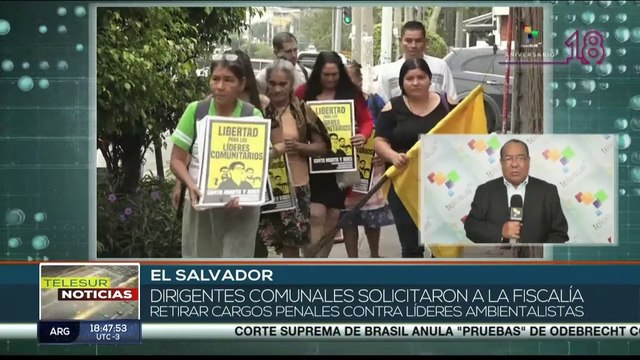 Dirigentes comunales solicitan a Fiscalía retirar cargos contra líderes ambientalistas