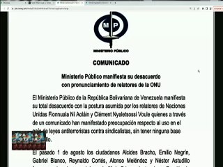 Ministerio Público refuta “preocupación” de relatores ONU por terroristas condenados