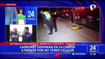 Huacho: ladrones disparan en la cabeza a escolar de 17 años por no tener celular