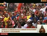 Juventud de Caracas ratifica su compromiso y respaldo a la Revolución Bolivariana