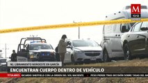 Hallan cuerpo de una persona dentro de una cajuela de un vehiculo abandonado en Nuevo León