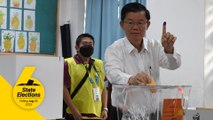 State polls: Penang CM cast vote at 8:05am