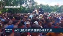 Bentrok Aksi Unjuk Rasa Tuntut Lapangan Kerja