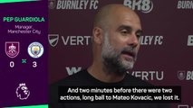 Guardiola explains half-time chat with Haaland