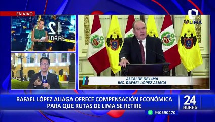Rafael López Aliaga reaparece: "Para mí no son Rutas de Lima, son 'ratas de Lima' "