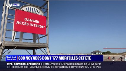 Depuis le début de l'été, près de 600 personnes se sont noyées, un chiffre en recul