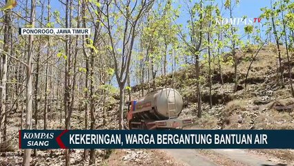 2 Bulan Kekeringan, Warga Ponorogo Bergantung pada Bantuan Air Bersih dari BPBD dan Aksi Sosial