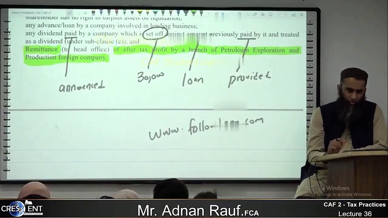 37.Tax Lecture 36 sep 23