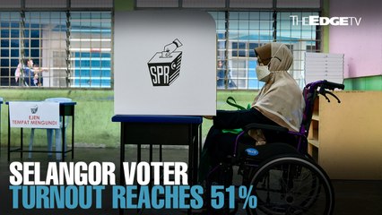NEWS: Selangor voter turnout at 51% as at 2pm