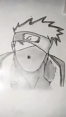 Kakashi draw anime#shorts#anime#viral