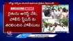 High Tension At Khammam's Raghunadhapalem , Farmers Stop National Green Field Highway Works _V6 News