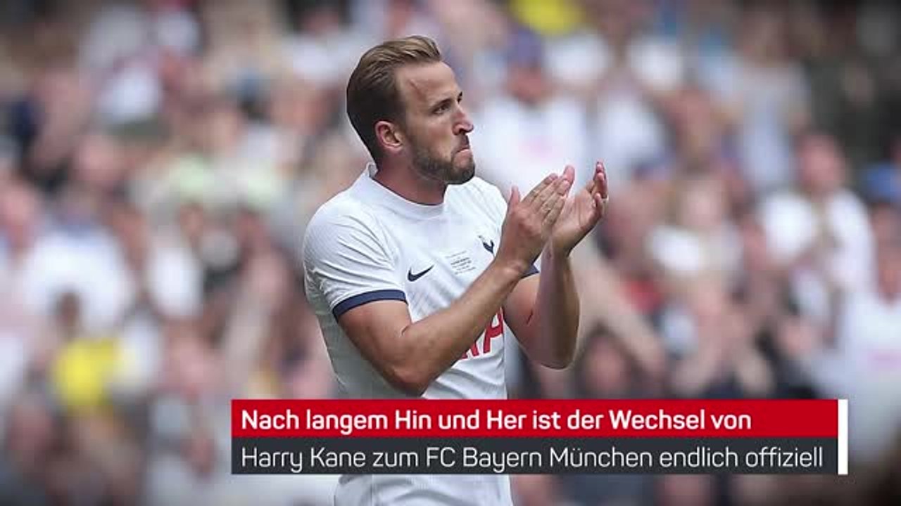 Rekordtransfer: Harry Kane wechselt zu Bayern