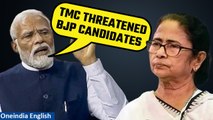 PM Modi accuses TMC of threatening, booth capturing during Bengal Panchayat Polls | Oneindia News