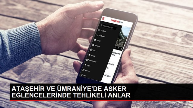 Asker Eğlencesinde Havai Fişek Patlaması