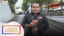 #6NegeriMemilih: Enggan ketinggalan, pengundi berlari ke pusat mengundi sebelum jam 6.00.