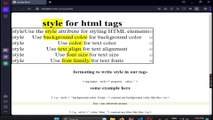 html basic to advance style in html tags Style tag with media attribute - html 5 tutorial in hindi - urdu - Class - 3
