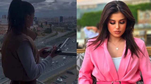 Lüks rezidansta tepki çeken paylaşım: O model yakalandı