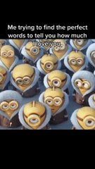 Me in front of my love (funny minnions)