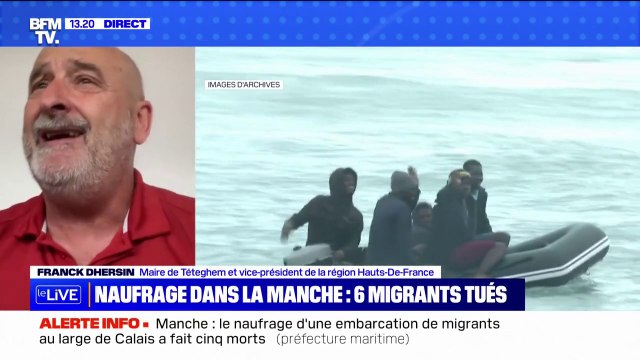 Naufrage de migrants dans la Manche: Les passeurs ont profité du beau temps pour lancer de très nombreux bateaux selon Franck Dhersin, vice-président des Hauts-de-France