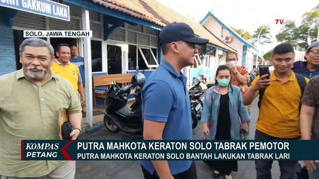 Bukan Tabrak Lari, Putra Mahkota Keraton Solo Berdalih Cari Bantuan untuk Menolong Korban