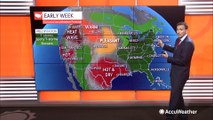 Stormy weekend on tap for Northeast, Midwest