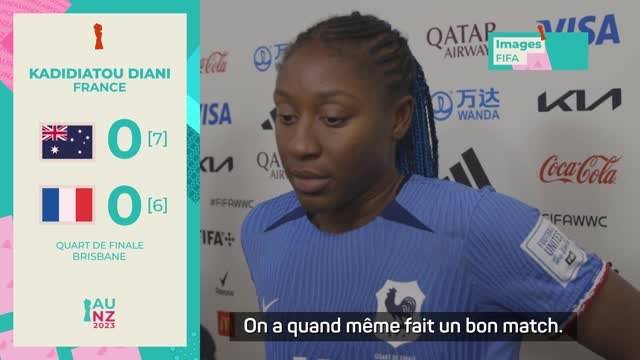 France - Diani : Je ne comprends pas pourquoi notre but est refusé