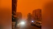 Sandstorm turns skies above Marrakesh eerie orange