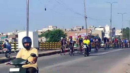 37 किमी साइकिल रैली से दिया पर्यावरण संरक्षण का संदेश