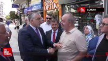 Çalışma ve Sosyal Güvenlik Bakanı Vedat Işıkhan, Çorum'da emeklileri dinledi
