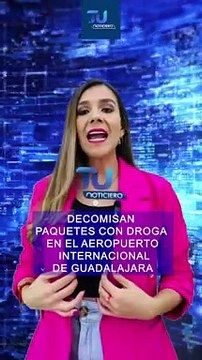 Fueron decomisados varios paquetes con droga en el Aeropuerto Internacional de Guadalajara #TuNotiReel