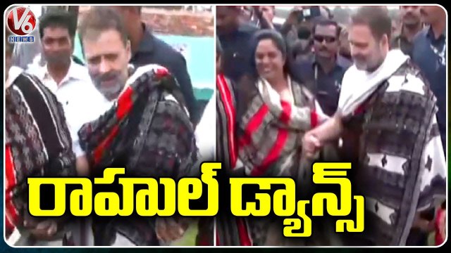 Rahul Gandhi Dances With Tamil Nadu Toda Tribe In Traditional Outfit In Ooty | V6 News