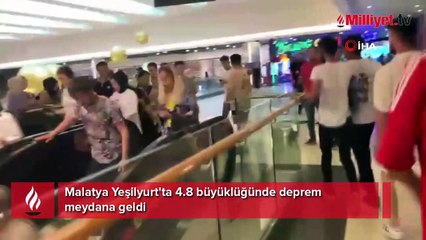 Malatya'da 4.8 büyüklüğünde deprem