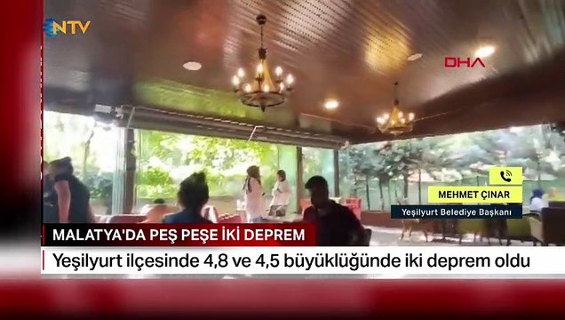 Son Dakika: Malatya'da 1 dakika arayla 2 deprem! Kent 4.8 ve 4.5 şiddetinde sallandı