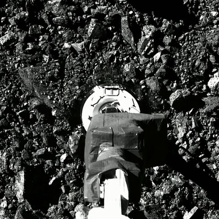 OSIRIS-REx Aftermath of Sample Collection at Asteroid Bennu_ SamCam View